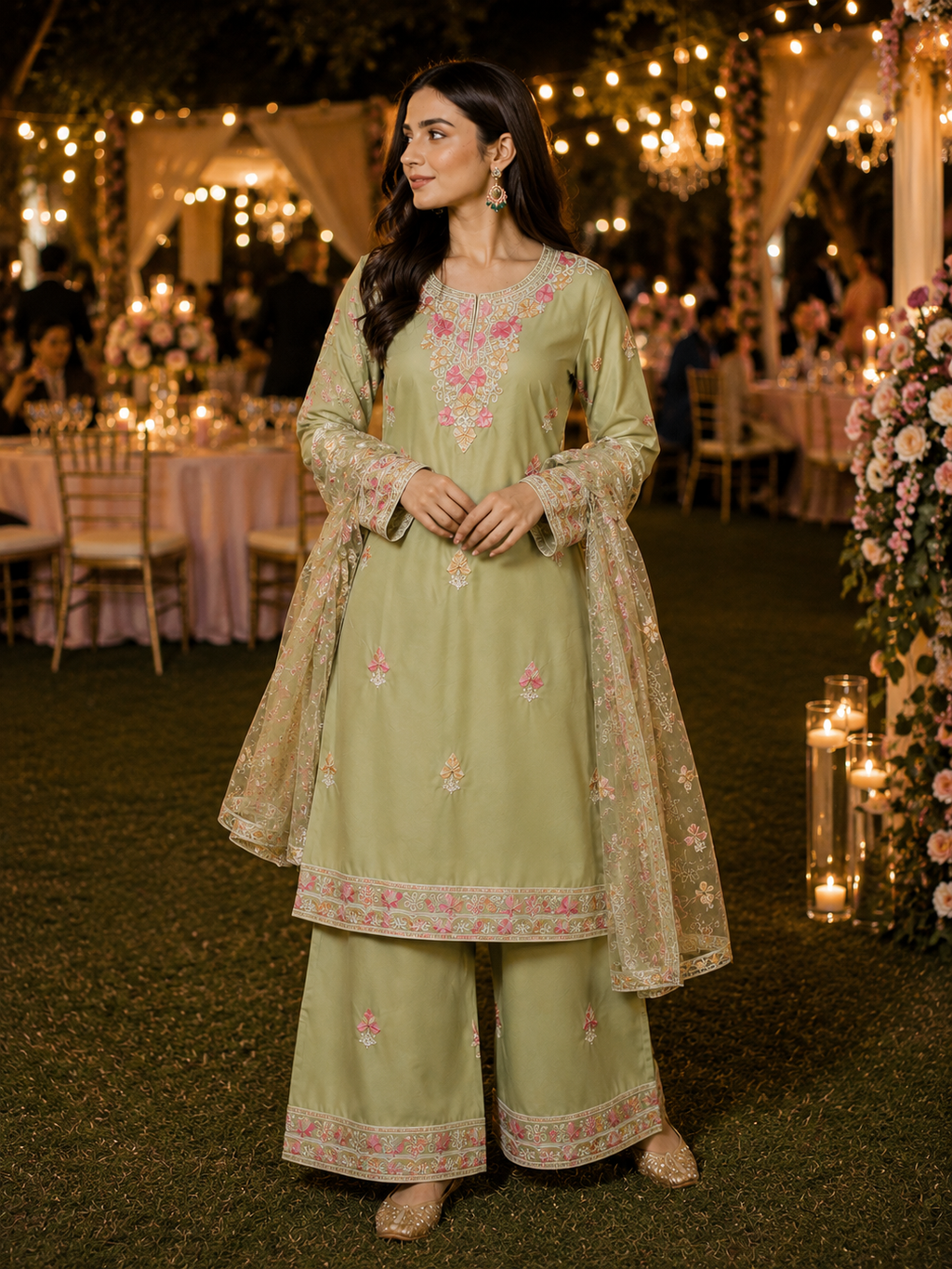 Cotton Kashmiri work suit