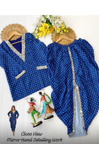 Dhoti skirt outfit