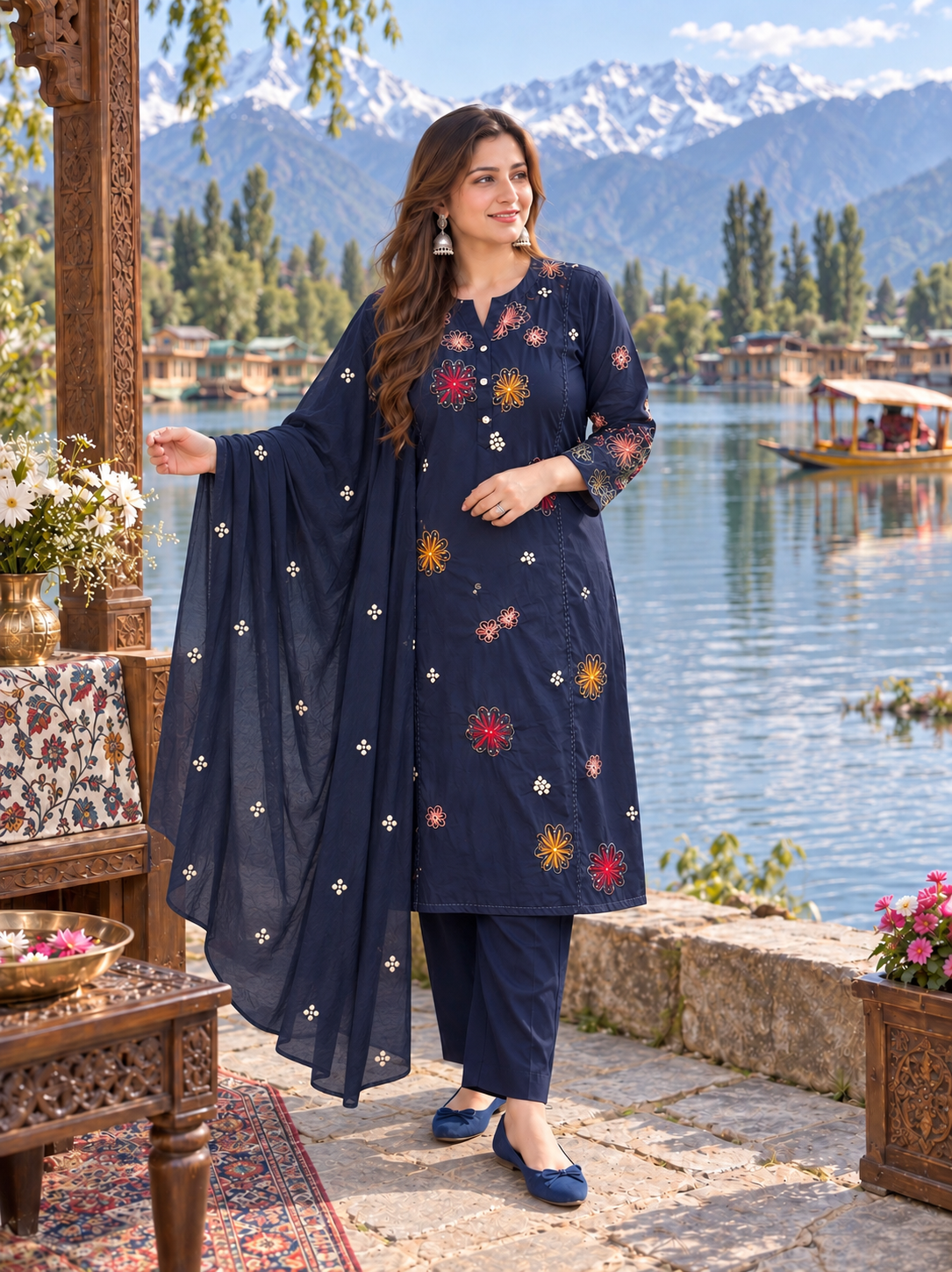 Cotton full sleeve suit