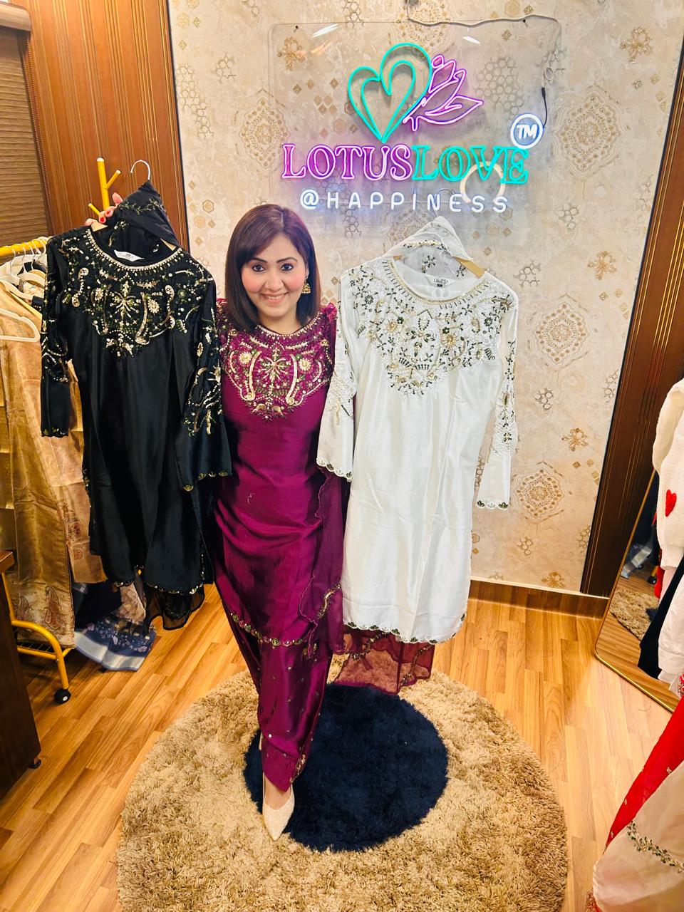 Farsi salwar party suit