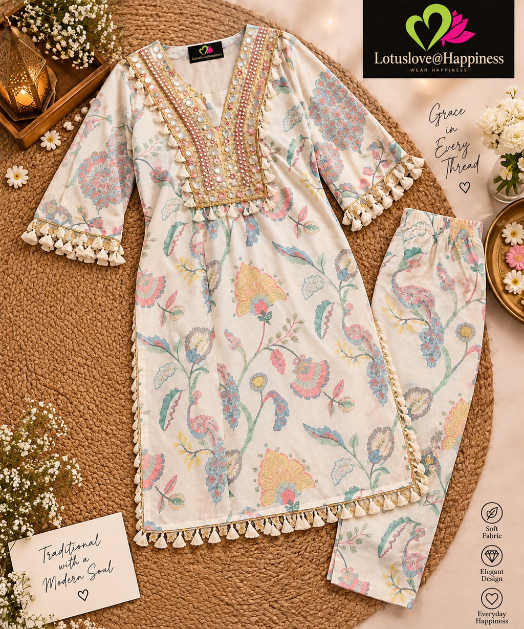 Kashmiri Phiran co ord set