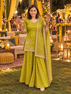 Premium Georgette sharara set