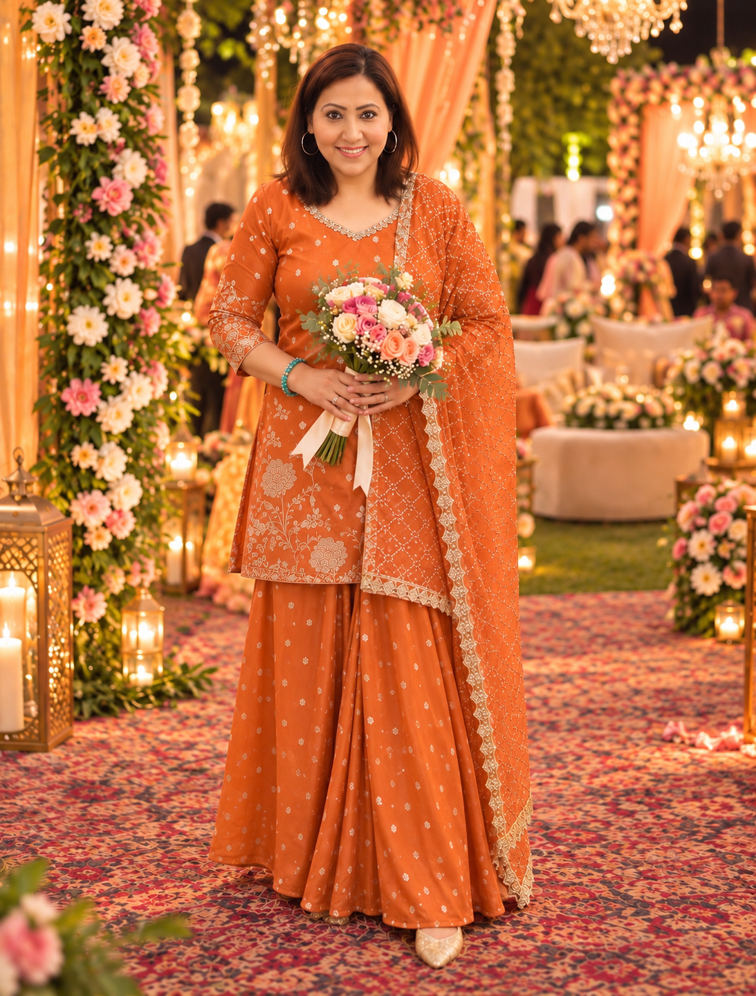 Premium Georgette sharara set