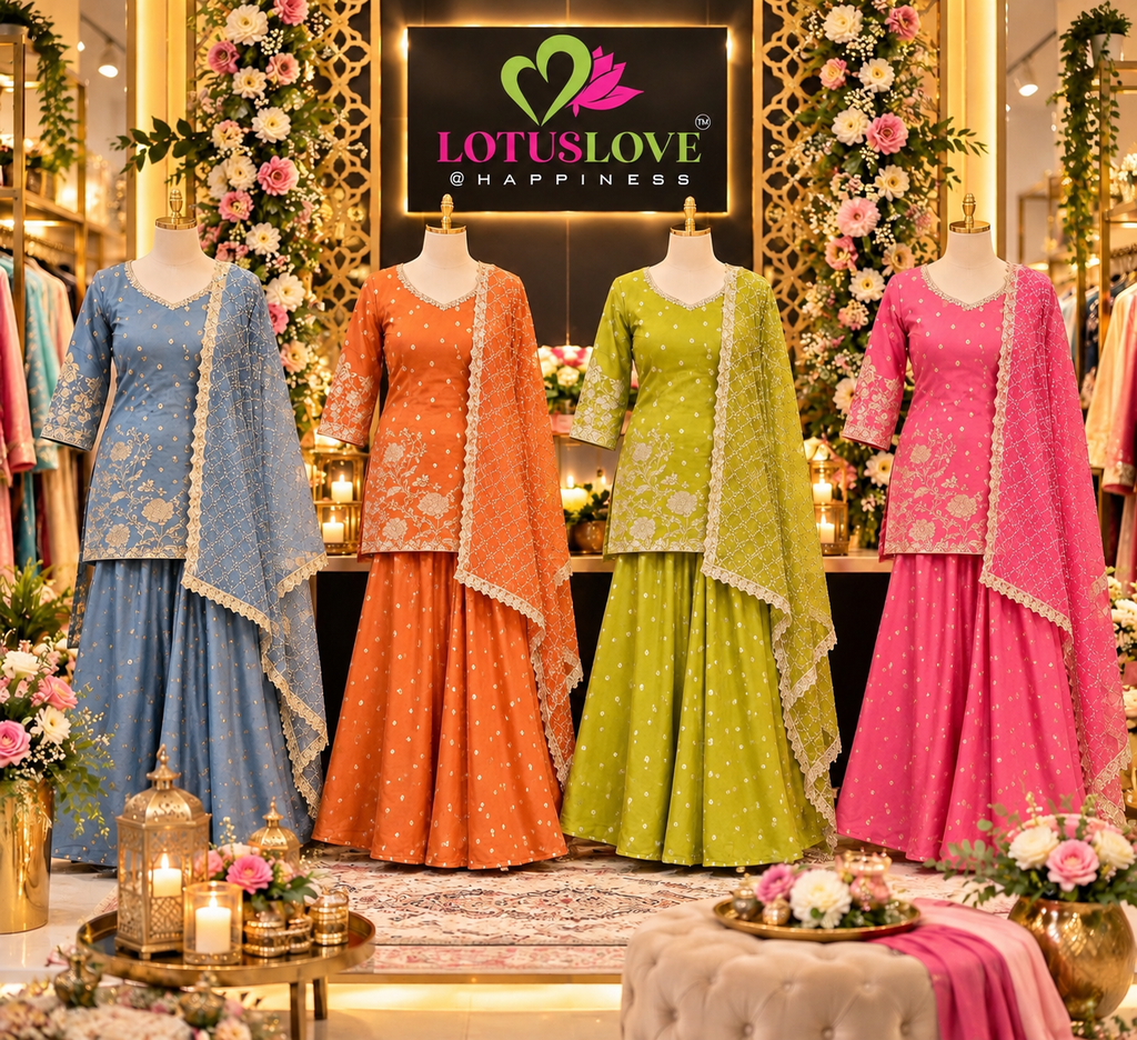 Premium Georgette sharara set
