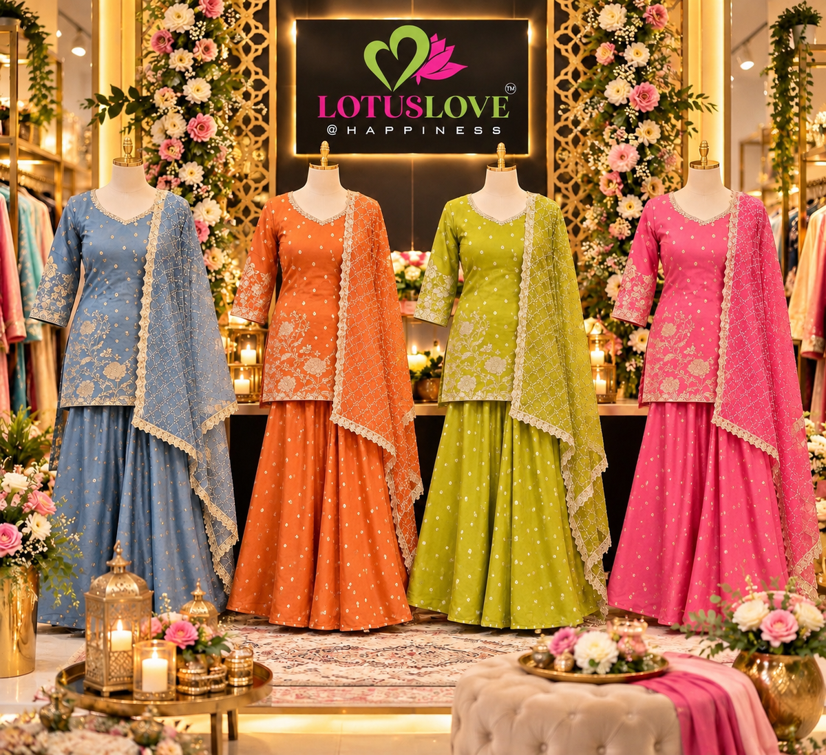 Premium Georgette sharara set