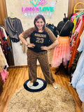 Beautiful T-shirt with camouflage sleeves Coord sets LL16