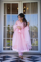 Organza Anarkali suit set
